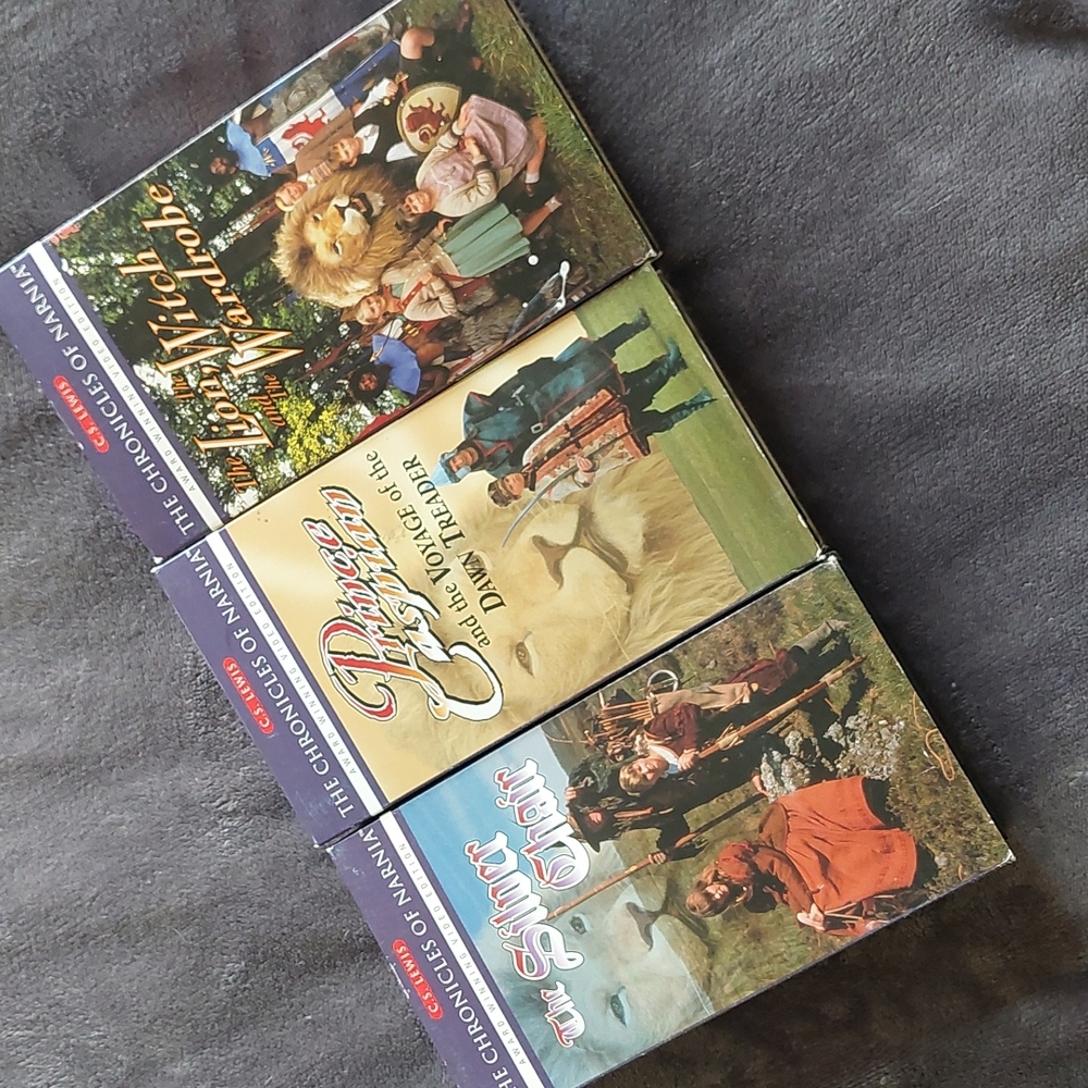 Set of 3VHS The Chronicles of Narnia